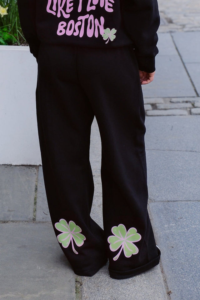 From Boston With Love Wide Leg Sweatpants