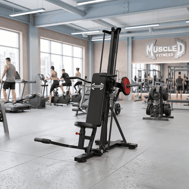 Power Leverage V2 Linear Bearing Shoulder Press – Plate-Loaded Commercial Shoulder Machine
