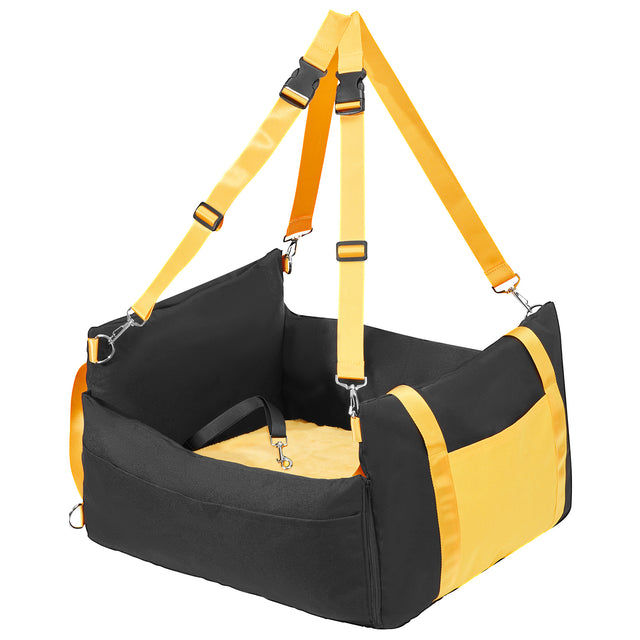 Dog Booster Car Seat for Small Dogs up to 25 lb - Black