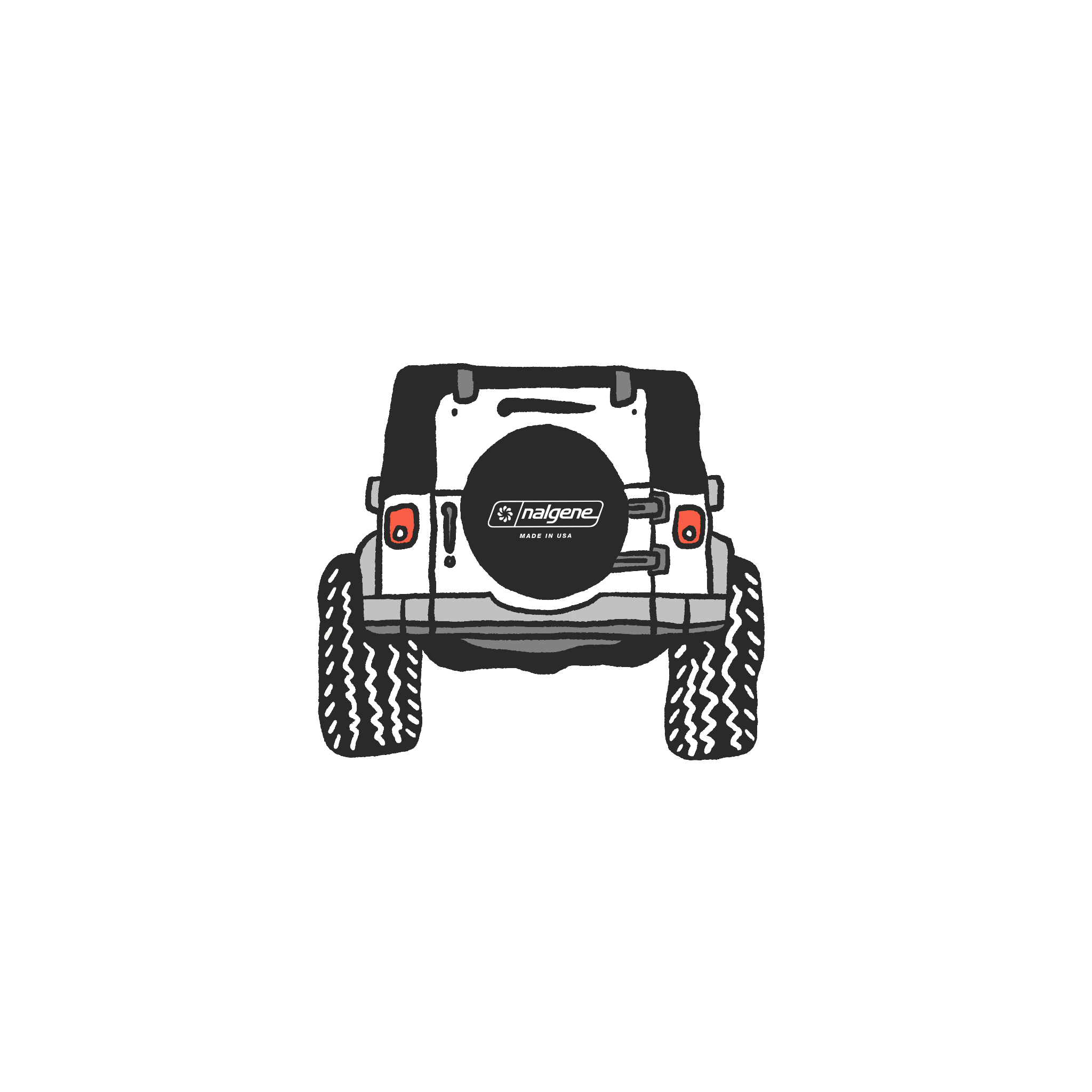Four Wheeling Sticker