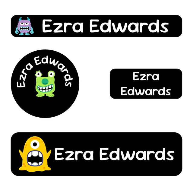 Monsters Small Labels Pack