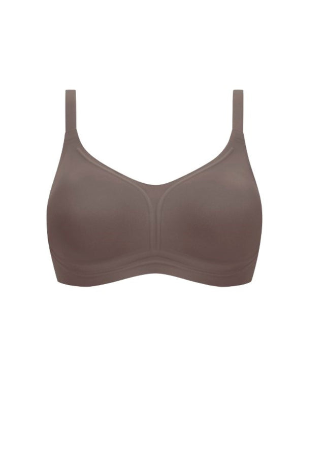 Amoena Wave® Pure Wire-Free Bra - Deep Taupe