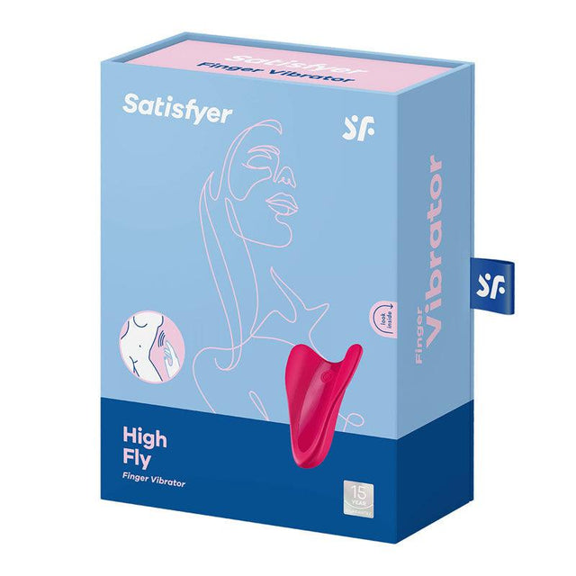 Satisfyer High Fly – Rechargeable Dual Motor Finger Stimulator | Red