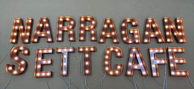 Marquee Letters Sign (Custom Stainless Steel)