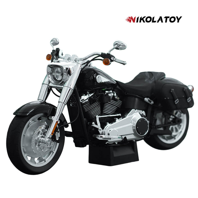 1/6 Harley Fat Boy Alloy Dynamic Motorcycle Model