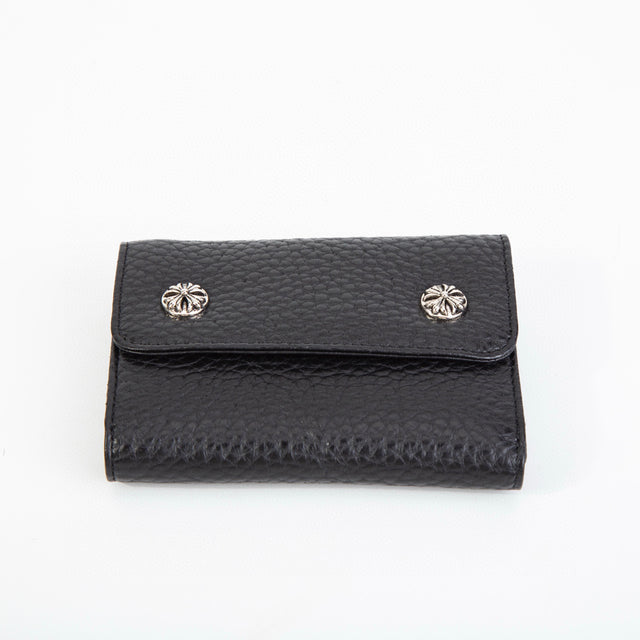 Chrome Hearts multi-functional snap closure clutch wallet