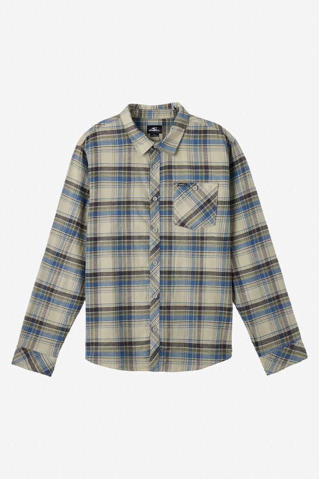 Portland Plaid Stretch Long Sleeve Shirt