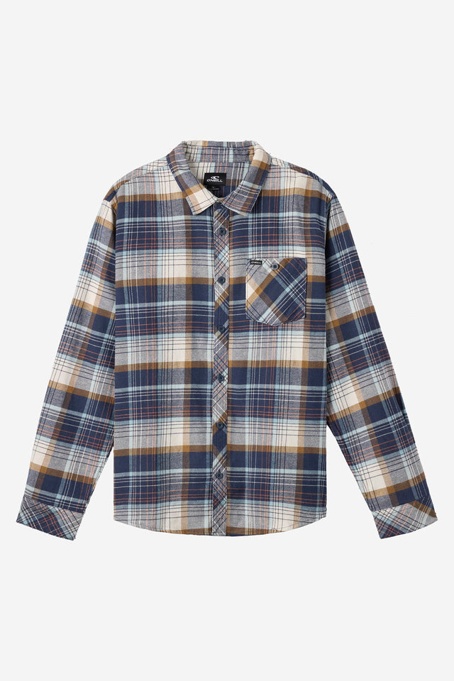 Portland Plaid Stretch Long Sleeve Shirt