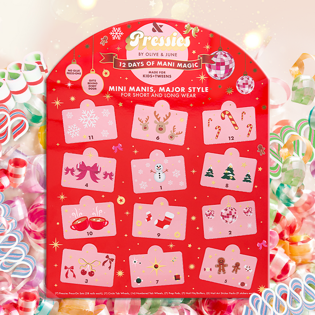 Pressies 12 Days of Mani Magic - Holiday Calendar