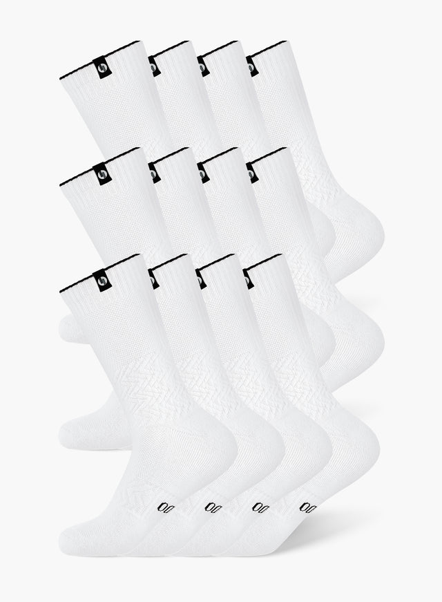 Contour Compression Crew Socks 12-Pack