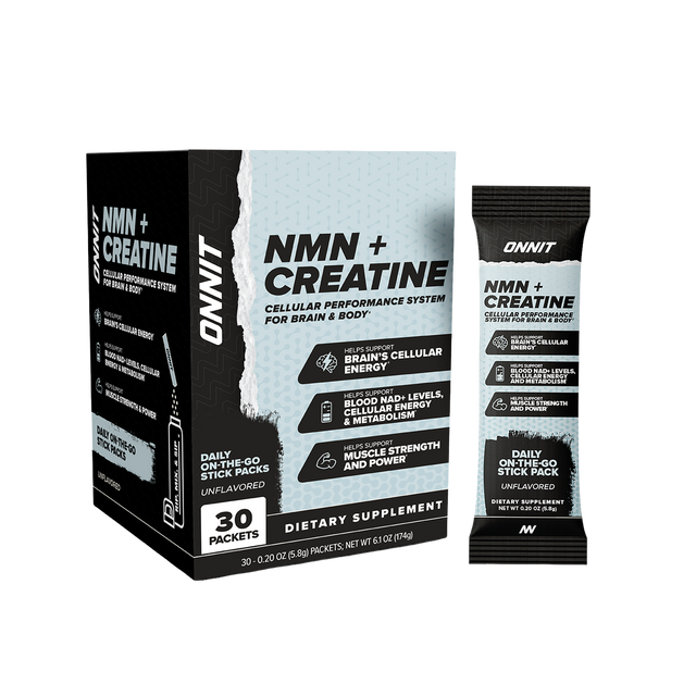 NMN + Creatine - Unflavored (30 ct)