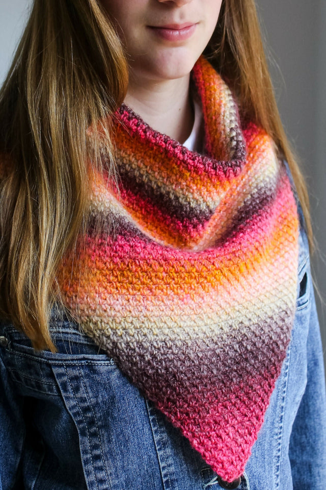 Mesa Sunset Cowl (Crochet)