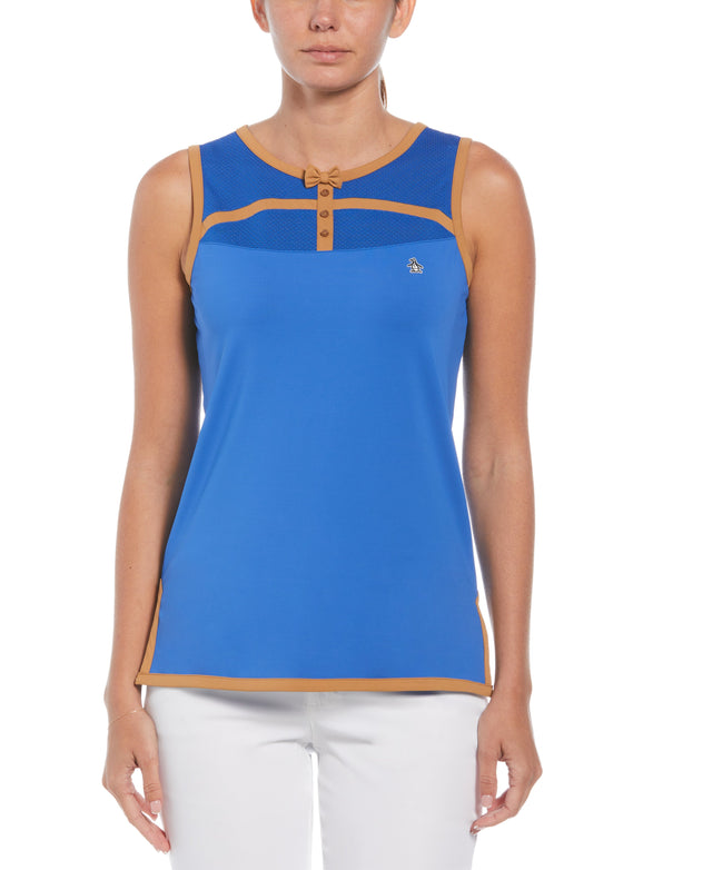 Women's Contrast Bow Golf Tank
