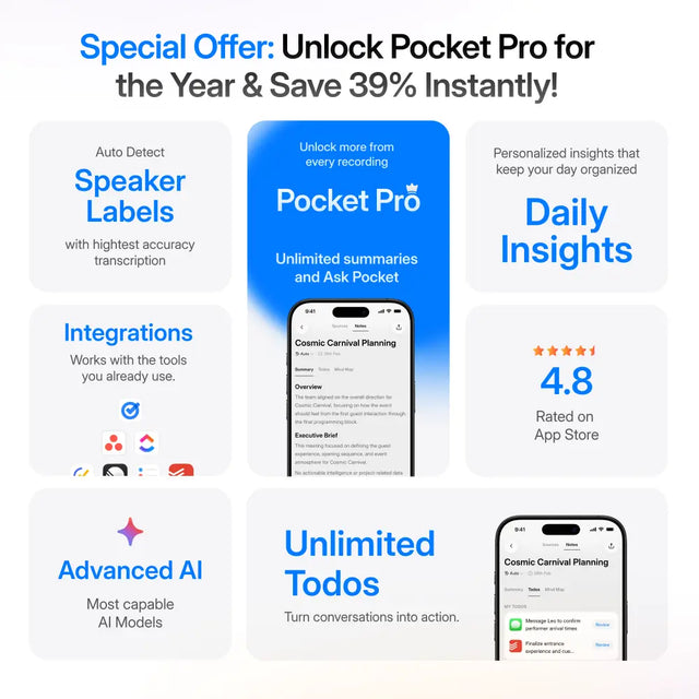 Pocket Pro: 12-Month Subscription (39% Off)