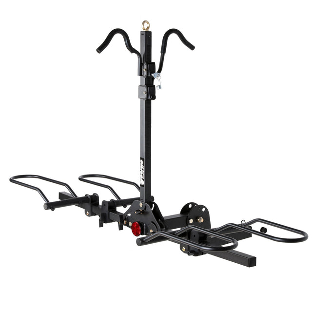 2-Bike Hitch Rack with Bike Lock, Foldable (Tested & Returned)