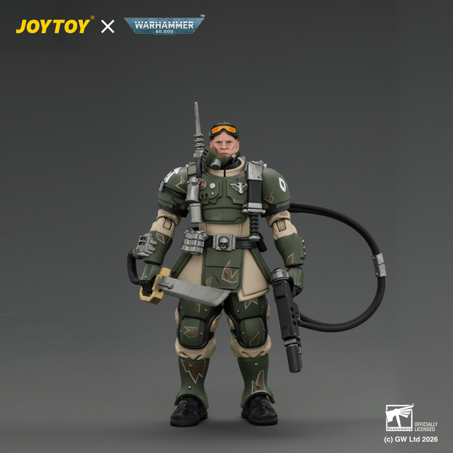 Astra Militarum Kasrkin 7 with Hot-shot Laspistol and Power Sword