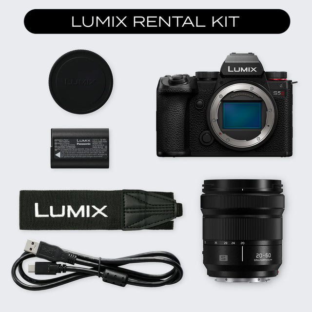 LUMIX S5II Full Frame Mirrorless Camera with S 20-60mm F3.5-5.6 Lens (Rental Kit)