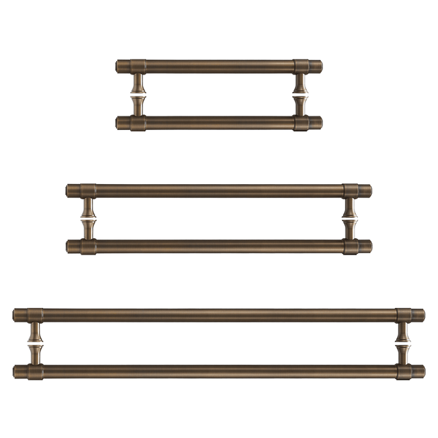 Orson Double-Sided Solid Brass Entry Pull | Bronze