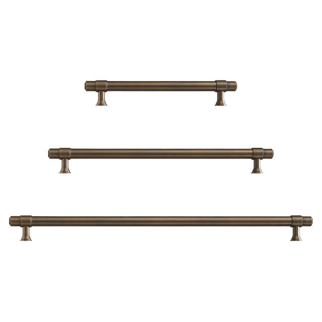 Orson Single-Sided Solid Brass Entry / Appliance Pull | Bronze