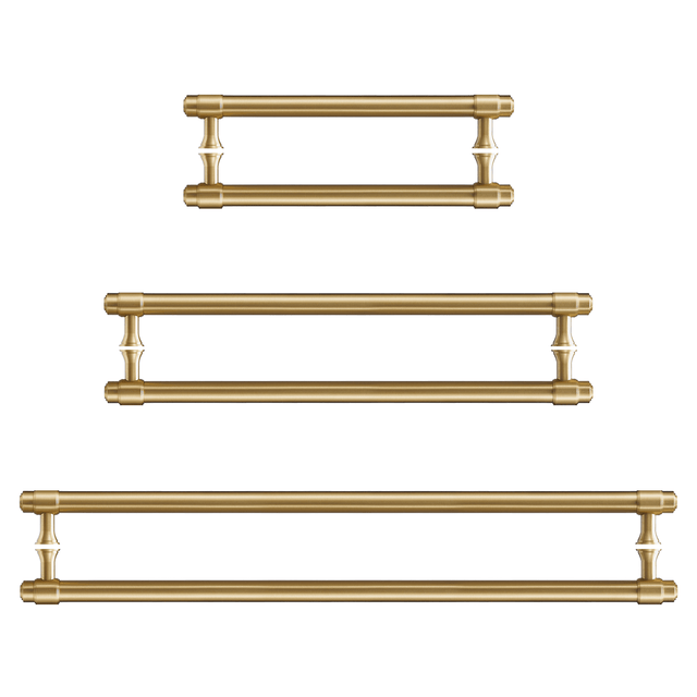 Orson Double-Sided Solid Brass Entry Pull | Satin Brass