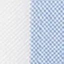 Non-Iron Cotton Solid Dress Shirt with Contrast Trim - White Multi