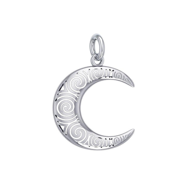 Celtic Trinity With Horse and Horseshoe Sterling Silver Pendant TPD6492