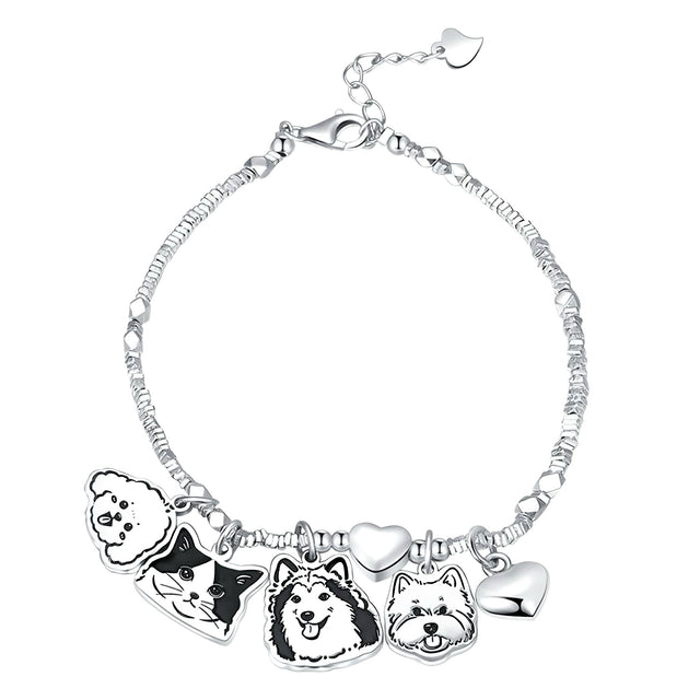 Personalized Life Like Pet Cutout Bracelet