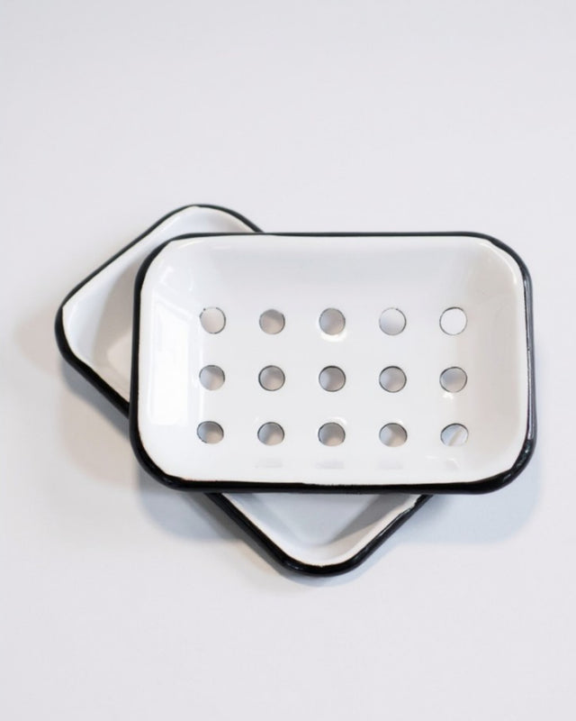 enamel soap dish