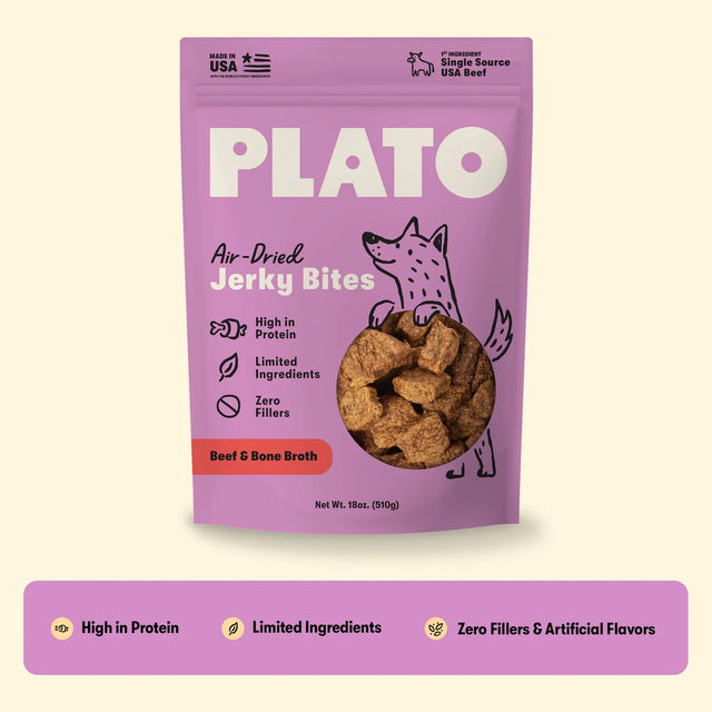 Jerky Bites Beef with Bone Broth