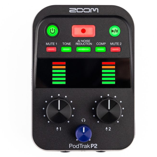 Zoom PodTrak P2 USB Mic Recorder