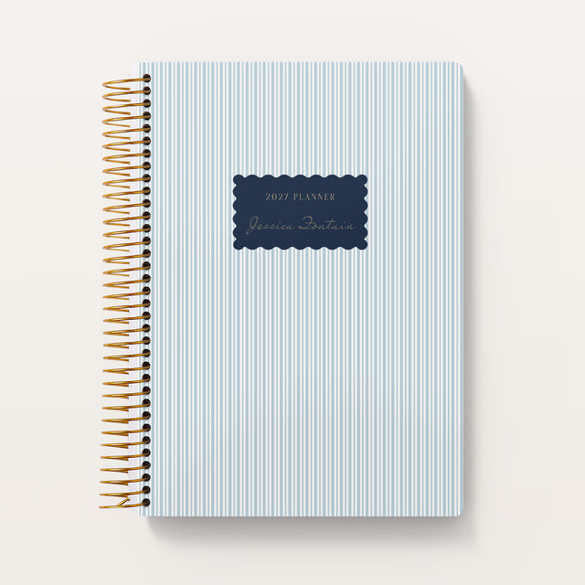 6x9 Weekly Planner - Harbor Linen