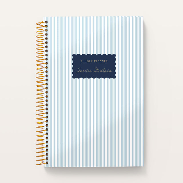 6x9 Budget Planner - Harbor Linen