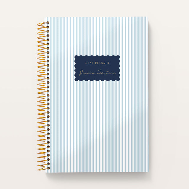 6x9 Meal Planner - Harbor Linen