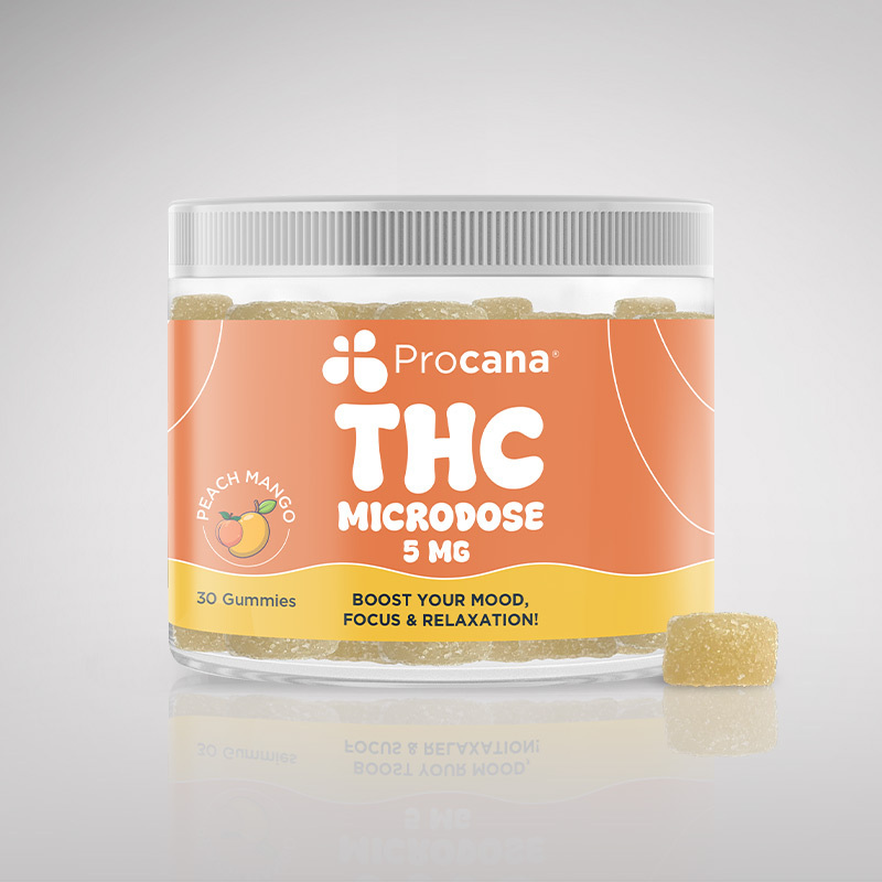 THC Gummies 5mg- Peach Mango