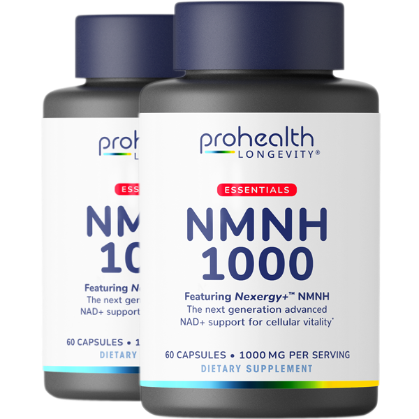 Essentials NMNH 1000 - Nexergy+™ NMNH - 1000 mg per serving, 60 capsules - 2 pack