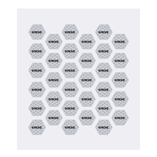 Reflective Stickers - Hexagon x 33