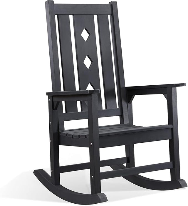 HDPE Oversized Outdoor Rocking Chair Porch rocking chair