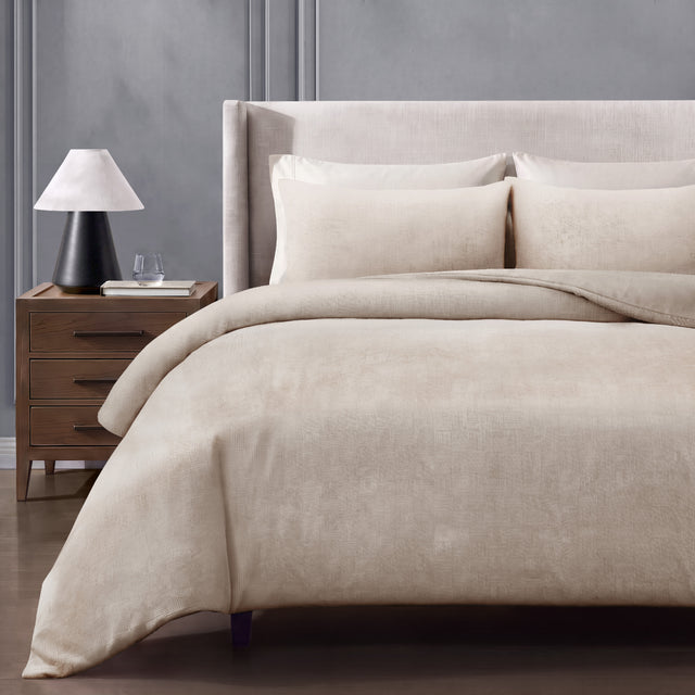 Textured Velvet Duvet Cover Set