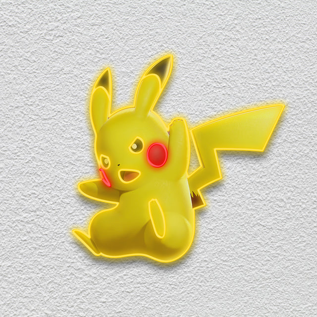 Pokemon Pikachu Neon Led Sign Hanging Sign Wall Art