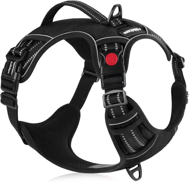 Uplift Pro Adjustable Dog Harness with Neck Buckle - Black