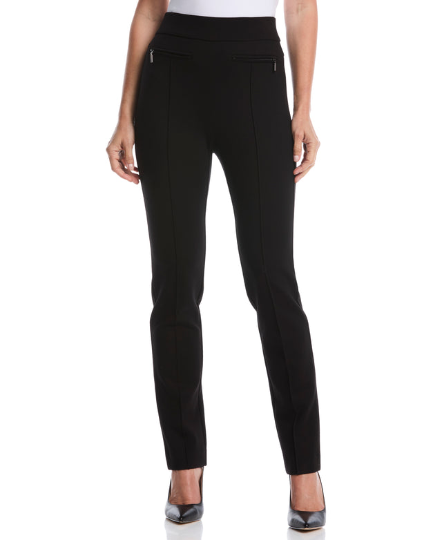 Petite Ponte Slim Leg Pant