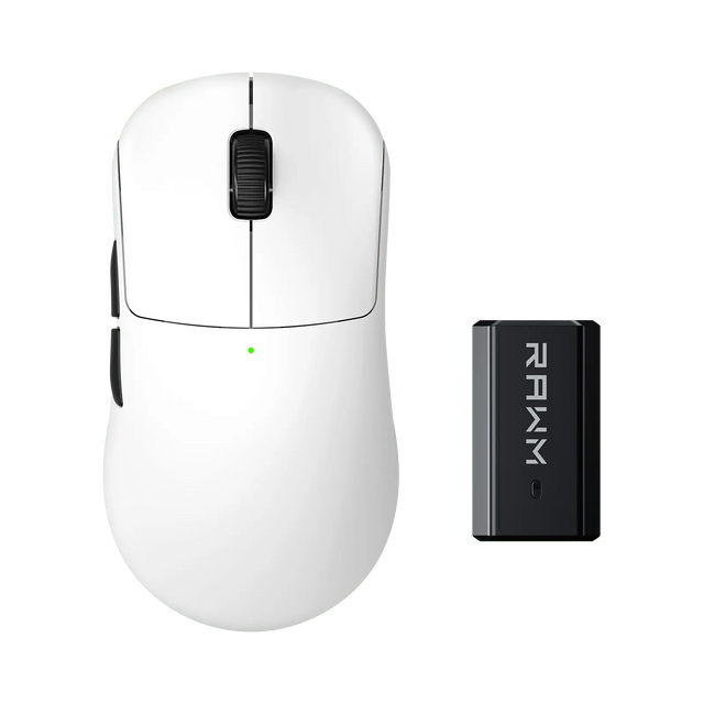RAWM ES21PRO 8K Wireless Gaming mouse with adjustable 30000DPI settings Optical Switch Lightweight 47g PAW3950