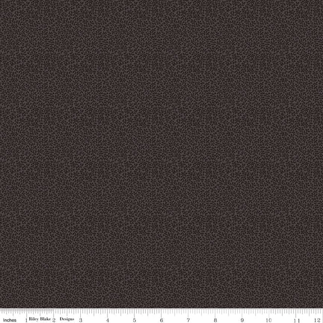 Bountiful Autumn - Charcoal Bountiful Vines - per yard - Stacy West of Buttermilk Basin Design Co. for Riley Blake Designs - Fall - C10858-CHARCOAL