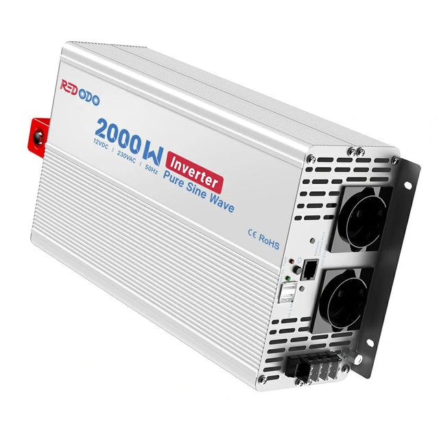 【Україна】Redodo 2000W інвертор чистої синусоїди з LCD-монітором