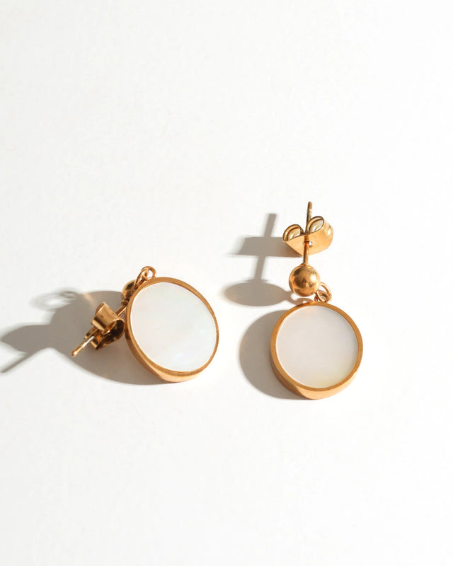 Tide Stone Stud Earrings