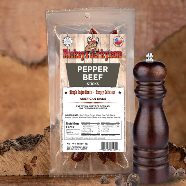 Beef Sticks - Peppered