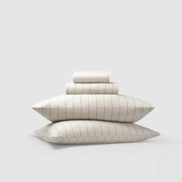 Brushed Cotton 5-Piece Sheet & Duvet Cover Set