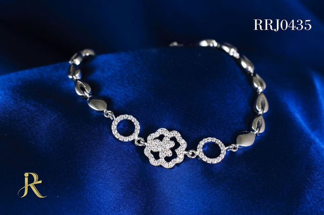 RRJ0435 Pure 925 Sterling Silver Bracelet