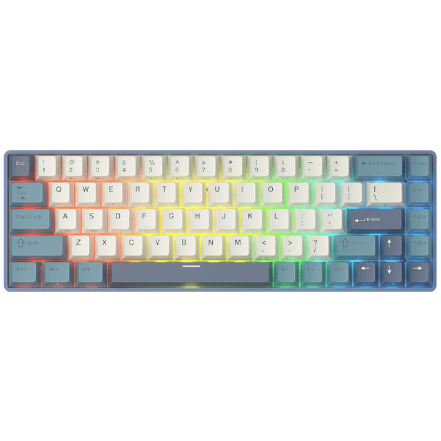 RK68 65% Wireless Mechanical Keyboard (Color-Block Edition)
