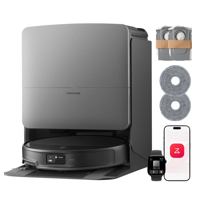 Roborock Saros 20 Set con sollevamento del telaio AdaptiLift™ Chassis 3.0 per attraversamenti di soglia fluidi e aspirazione da 36.000 Pa